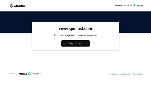SpinFast casino screenshot